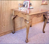 M.L. Witt handmade wood table — handcrafted heirloom