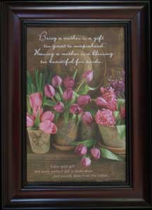 Framed inspirational print — Mother's Day